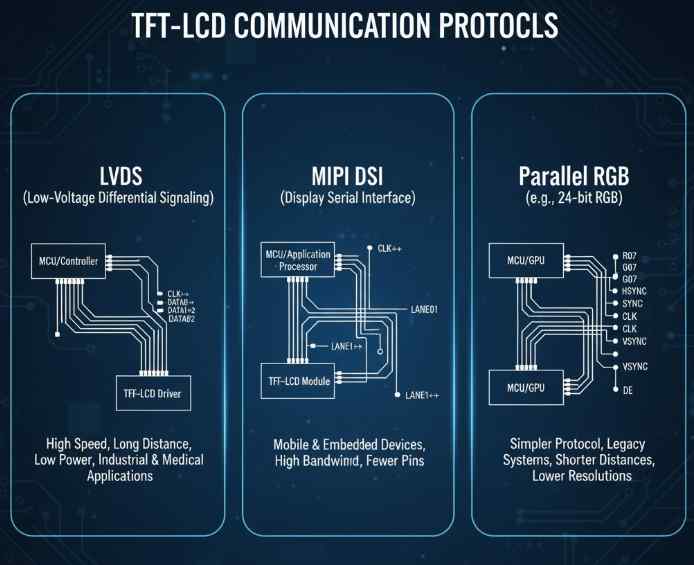LCD液晶屏通信协议